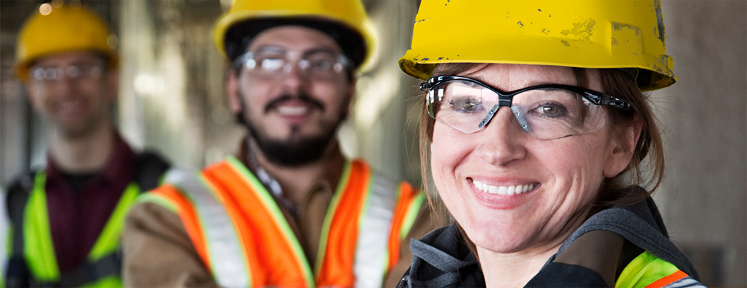 photos d'employés de la construction